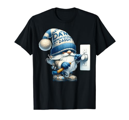 Funny Electrician Dad GNOME Graphic for Men Craftsman Work T-Shirt Funny Electrician Dad GNOME Graphic for Men Craftsman Work T-Shirt von Funny Dad Gifts For Men Who Love To Fix Things
