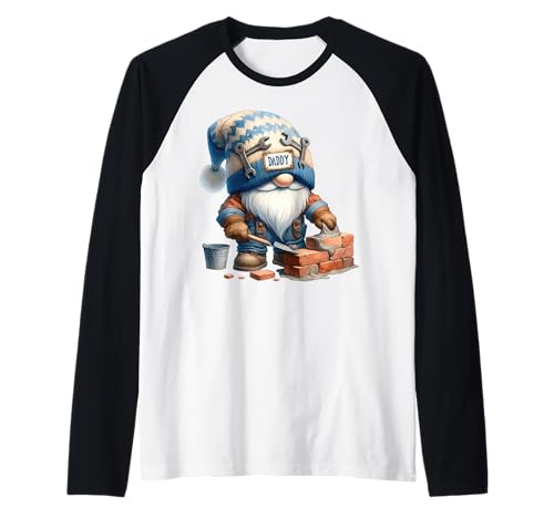 Herren Bricklayer Dad GNOME Grandpa for Men Funny Mason Daddy Raglan Herren Bricklayer Dad GNOME Grandpa for Men Funny Mason Daddy Raglan von Funny Dad Gifts For Men Who Love To Fix Things