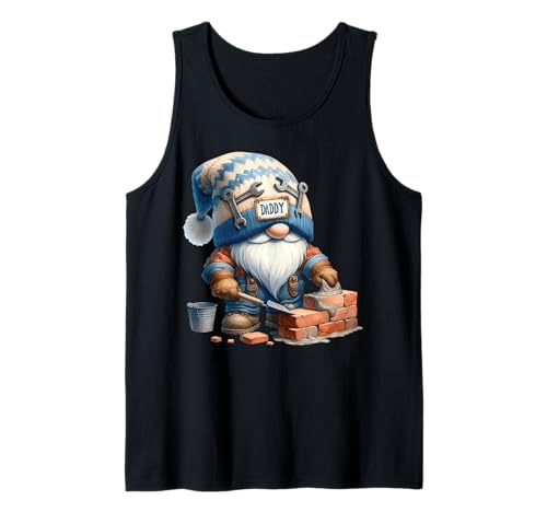 Herren Bricklayer Dad GNOME Grandpa for Men Funny Mason Daddy Tank Top Herren Bricklayer Dad GNOME Grandpa for Men Funny Mason Daddy Tank Top von Funny Dad Gifts For Men Who Love To Fix Things