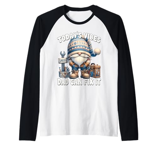 Herren Caretaker Dad GNOME Funny Saying for Men and Craftsman Work Raglan Herren Caretaker Dad GNOME Funny Saying for Men and Craftsman Work Raglan von Funny Dad Gifts For Men Who Love To Fix Things