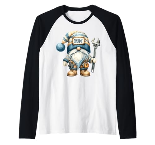 Herren Dad Handyman GNOME Daddy Graphic for Men with Craftsman Tool Raglan Herren Dad Handyman GNOME Daddy Graphic for Men with Craftsman Tool Raglan von Funny Dad Gifts For Men Who Love To Fix Things