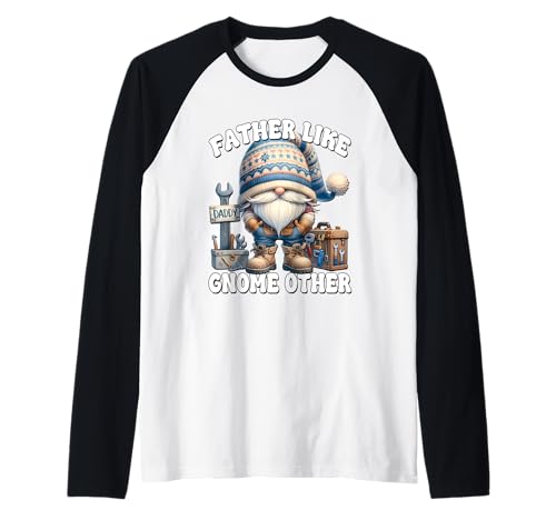 Herren Funny Dad Saying for Caretaker Craftsman with Handyman GNOME Raglan Herren Funny Dad Saying for Caretaker Craftsman with Handyman GNOME Raglan von Funny Dad Gifts For Men Who Love To Fix Things
