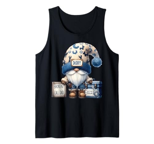 Herren Funny Daddy GNOME for Men Retired Dad Handyman Retirement Tank Top Herren Funny Daddy GNOME for Men Retired Dad Handyman Retirement Tank Top von Funny Dad Gifts For Men Who Love To Fix Things