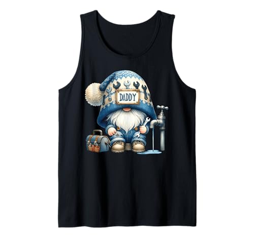 Herren Plumber GNOME Dad Graphic for Men Funny Pipe Fitter Tank Top Herren Plumber GNOME Dad Graphic for Men Funny Pipe Fitter Tank Top von Funny Dad Gifts For Men Who Love To Fix Things