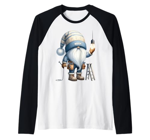 Herren Retirement Electrician GNOME for Daddy and Grandpa Life Raglan Herren Retirement Electrician GNOME for Daddy and Grandpa Life Raglan von Funny Dad Gifts For Men Who Love To Fix Things