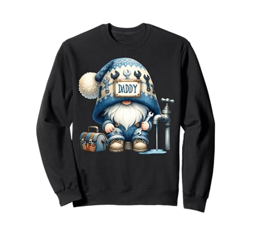 Plumber GNOME Dad Graphic for Men Funny Pipe Fitter Sweatshirt von Funny Dad Gifts For Men Who Love To Fix Things