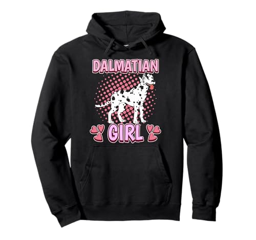 Damen Dalmatian Girl Mädchen Dalmatiner Pullover Hoodie Damen Dalmatian Girl Mädchen Dalmatiner Pullover Hoodie von Funny Dalmatian Merch Women & Girls