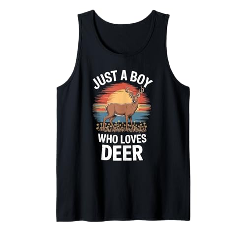 Herren Nur EIN Junge, der Hirsche liebt, Naturliebhaber, Kinder, Hirsche Tank Top Herren Nur EIN Junge, der Hirsche liebt, Naturliebhaber, Kinder, Hirsche Tank Top von Funny Deer Lover Clothing