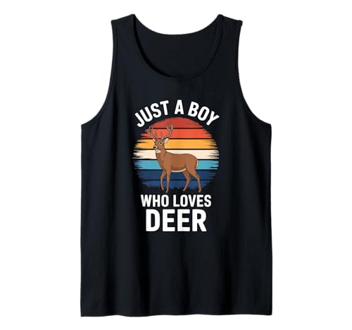 Herren Nur EIN Junge, der Rehe liebt Animal Lover Kids REH Tank Top Herren Nur EIN Junge, der Rehe liebt Animal Lover Kids REH Tank Top von Funny Deer Lover Clothing