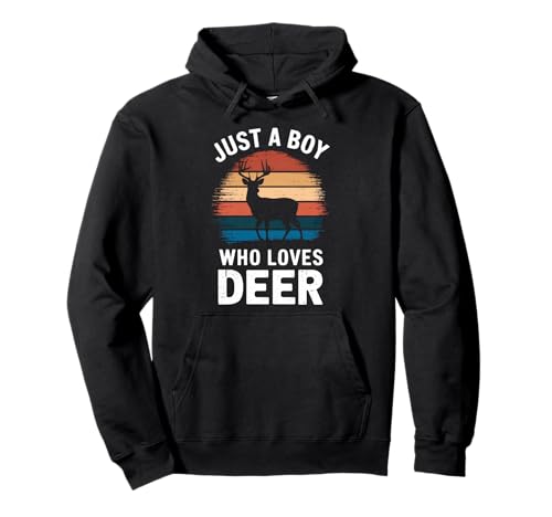 Nur EIN Junge, der Hirsche liebt Wildtierliebhaber Jungen Hirsche Pullover Hoodie Nur EIN Junge, der Hirsche liebt Wildtierliebhaber Jungen Hirsche Pullover Hoodie von Funny Deer Lover Clothing