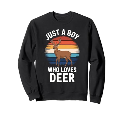 Nur EIN Junge, der Rehe liebt Animal Lover Kids REH Sweatshirt Nur EIN Junge, der Rehe liebt Animal Lover Kids REH Sweatshirt von Funny Deer Lover Clothing