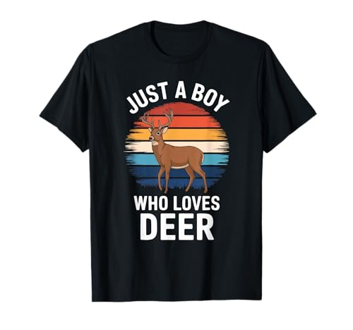 Nur EIN Junge, der Rehe liebt Animal Lover Kids REH T-Shirt Nur EIN Junge, der Rehe liebt Animal Lover Kids REH T-Shirt von Funny Deer Lover Clothing
