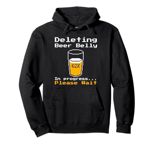 Löschen von Bierbauch Bitte warten Sie ladend Damen Herren lustig Pullover Hoodie Löschen von Bierbauch Bitte warten Sie ladend Damen Herren lustig Pullover Hoodie von Funny Deleting Beer Belly Please Wait Loading Tee