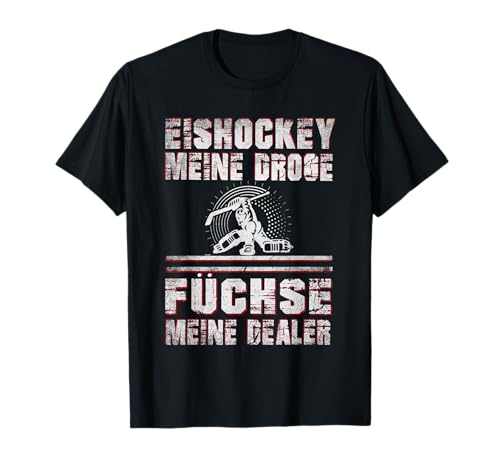 Eishockey - Füchse - Shirt Männer I Frauen T-Shirt Eishockey - Füchse - Shirt Männer I Frauen T-Shirt von Funny Designs Oida