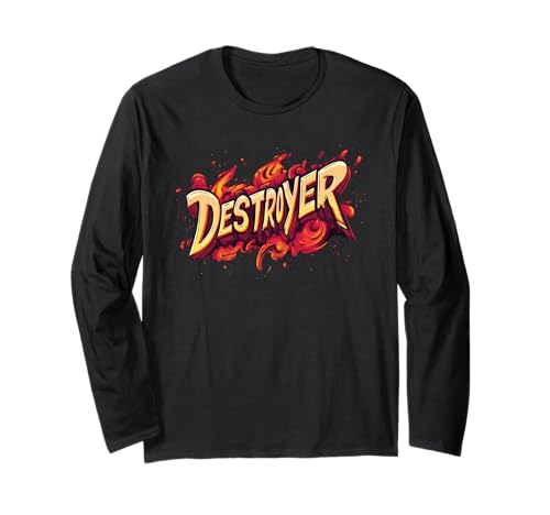 Cooles Destroyer Statement für Jungen und Mädchen Langarmshirt Cooles Destroyer Statement für Jungen und Mädchen Langarmshirt von Funny Destroyer Emblem