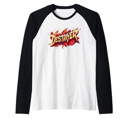 Cooles Destroyer Statement für Jungen und Mädchen Raglan Cooles Destroyer Statement für Jungen und Mädchen Raglan von Funny Destroyer Emblem