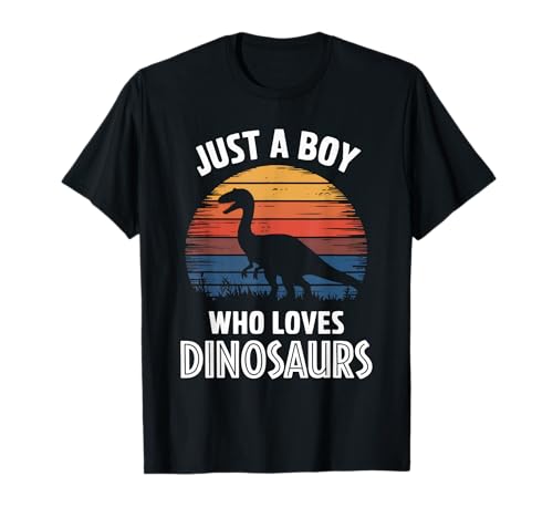 Just A Boy Who Loves Dinosaurs Fossil Hunter Kinder Dinosaurier T-Shirt Just A Boy Who Loves Dinosaurs Fossil Hunter Kinder Dinosaurier T-Shirt von Funny Dinosaur Apparel for Men Women