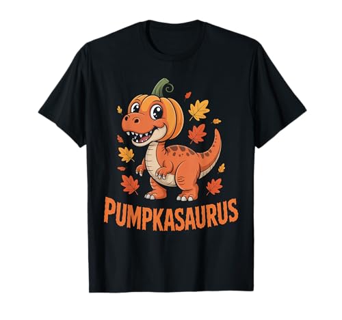 Lustiger Kürbis Dinosaurier Halloween, Kürbis für Kinder Jungen T-Shirt von Funny Dinosaur Halloween Boys Costume Gifts