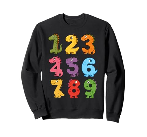 Dinosaurier-Kostüm für Kinder, Dinosaurier-Kostüm, Dinosaurier-Kostüm Sweatshirt Dinosaurier-Kostüm für Kinder, Dinosaurier-Kostüm, Dinosaurier-Kostüm Sweatshirt von Funny Dinosaur Numbers Math Day Dino Costume