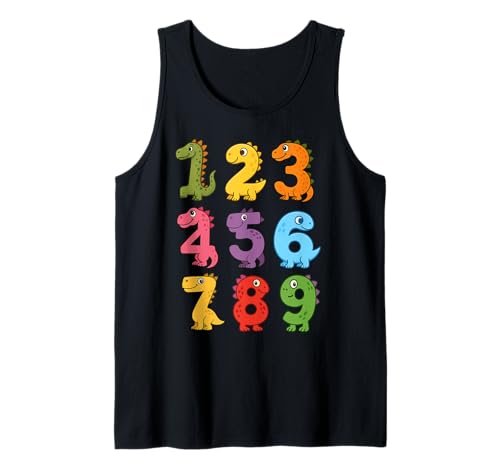 Dinosaurier-Kostüm für Kinder, Dinosaurier-Kostüm, Dinosaurier-Kostüm Tank Top Dinosaurier-Kostüm für Kinder, Dinosaurier-Kostüm, Dinosaurier-Kostüm Tank Top von Funny Dinosaur Numbers Math Day Dino Costume