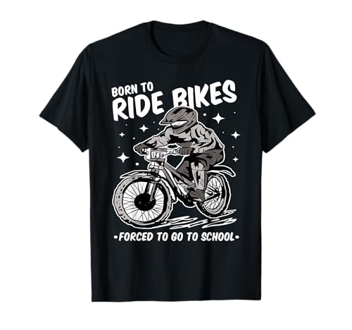 Born Ride Dirt Bikes Forced School Lustiges Motocross Jungen T-Shirt Born Ride Dirt Bikes Forced School Lustiges Motocross Jungen T-Shirt von Funny Dirt Bike Motocross Motorcycle Apparels