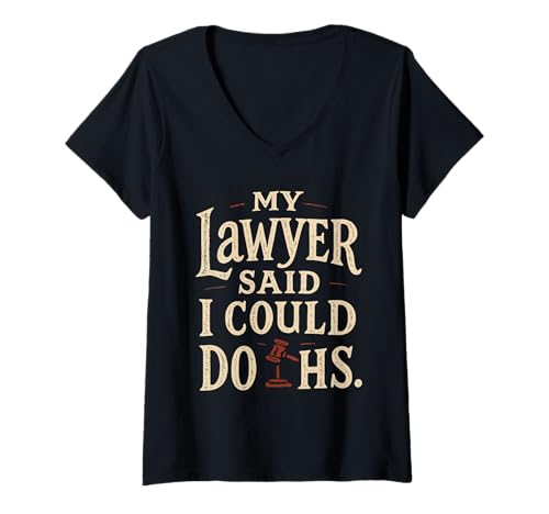 Damen Mein Anwalt sagte, ich könnte geschiedene lustige Scheidungs-Party-Frauen Machen T-Shirt mit V-Ausschnitt Damen Mein Anwalt sagte, ich könnte geschiedene lustige Scheidungs-Party-Frauen Machen T-Shirt mit V-Ausschnitt von Funny Divorce Divorcee Apparel for Divorce Party
