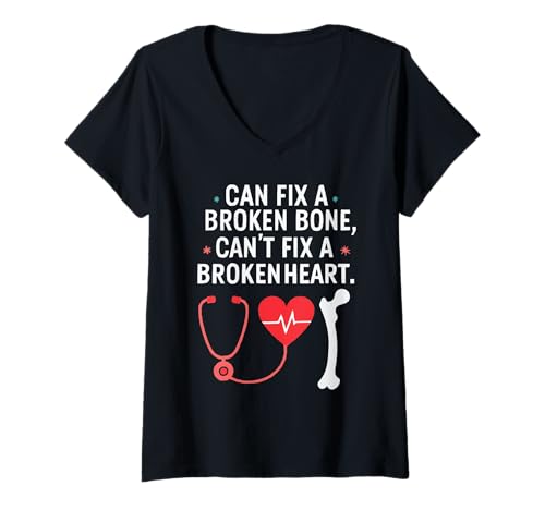 Damen Arztarzt medizinischer Arzt Medizin Medizin T-Shirt mit V-Ausschnitt Damen Arztarzt medizinischer Arzt Medizin Medizin T-Shirt mit V-Ausschnitt von Funny Doctor Healtcare Arzt Stethoskop