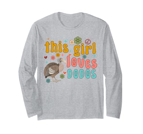 Dodos Bird Raphus cucullatus lustiger Dodovogel Herren Damen Kinder Langarmshirt von Funny Dodos Bird