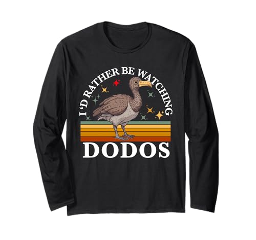 Dodos Bird Raphus cucullatus lustiger Dodovogel Herren Damen Kinder Langarmshirt von Funny Dodos Bird