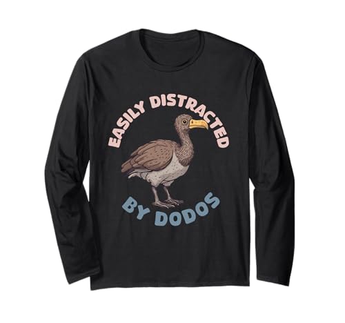 Dodos Bird Raphus cucullatus lustiger Dodovogel Herren Damen Kinder Langarmshirt von Funny Dodos Bird