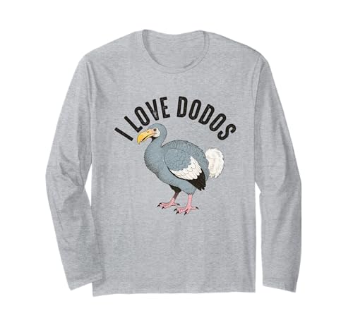 Dodos Bird Raphus cucullatus lustiger Dodovogel Herren Damen Kinder Langarmshirt von Funny Dodos Bird
