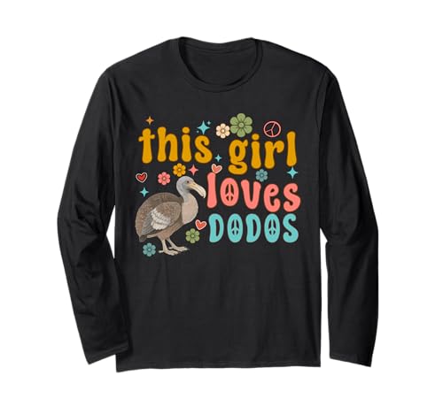 Dodos Bird Raphus cucullatus lustiger Dodovogel Herren Damen Kinder Langarmshirt von Funny Dodos Bird