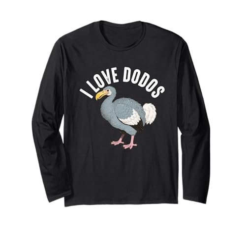 Dodos Bird Raphus cucullatus lustiger Dodovogel Herren Damen Kinder Langarmshirt von Funny Dodos Bird
