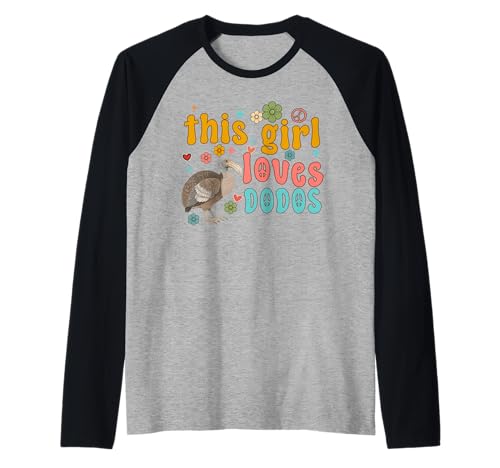 Dodos Bird Raphus cucullatus lustiger Dodovogel Herren Damen Kinder Raglan von Funny Dodos Bird