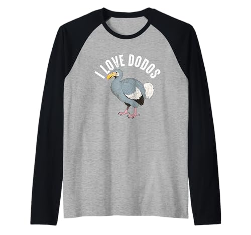 Dodos Bird Raphus cucullatus lustiger Dodovogel Herren Damen Kinder Raglan von Funny Dodos Bird