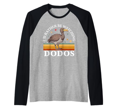 Dodos Bird Raphus cucullatus lustiger Dodovogel Herren Damen Kinder Raglan von Funny Dodos Bird