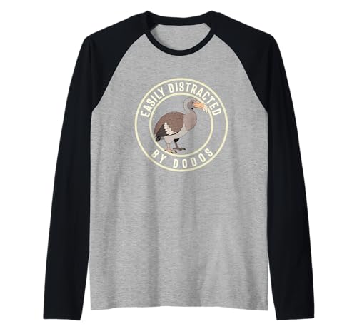 Dodos Bird Raphus cucullatus lustiger Dodovogel Herren Damen Kinder Raglan von Funny Dodos Bird