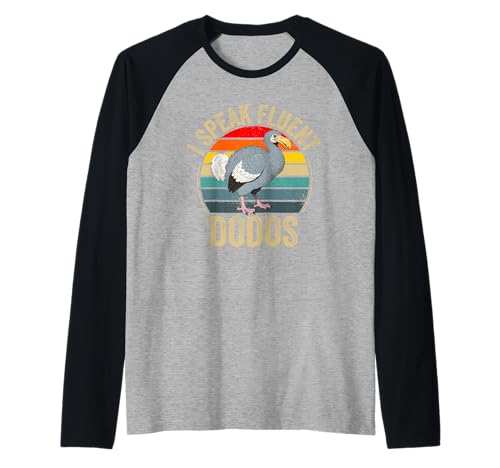 Dodos Bird Raphus cucullatus lustiger Dodovogel Herren Damen Kinder Raglan von Funny Dodos Bird
