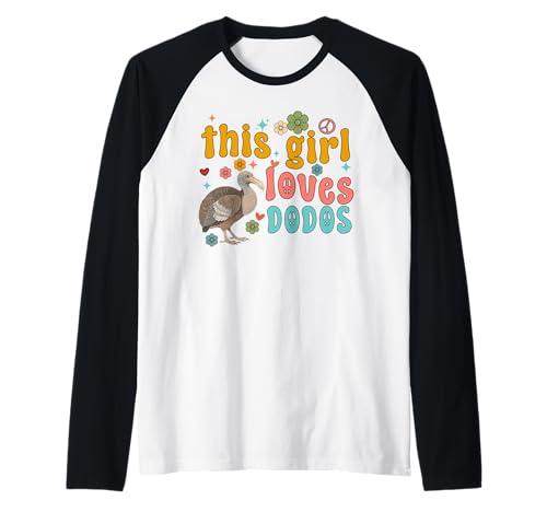 Dodos Bird Raphus cucullatus lustiger Dodovogel Herren Damen Kinder Raglan von Funny Dodos Bird