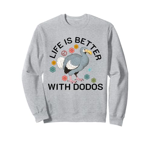 Dodos Bird Raphus cucullatus lustiger Dodovogel Herren Damen Kinder Sweatshirt von Funny Dodos Bird