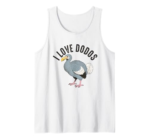Dodos Bird Raphus cucullatus lustiger Dodovogel Herren Damen Kinder Tank Top von Funny Dodos Bird