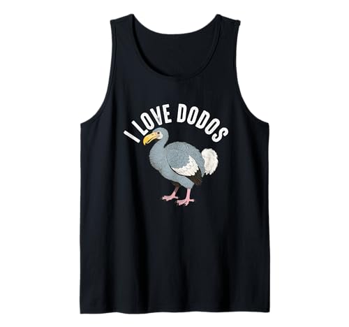 Dodos Bird Raphus cucullatus lustiger Dodovogel Herren Damen Kinder Tank Top von Funny Dodos Bird