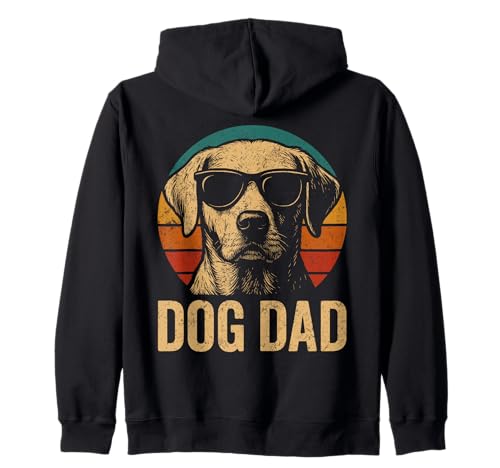 Dog Daddy Hundeliebhaber im Retro-Look, Hundevater, für Herren Kapuzenjacke von Funny Dog Dad Gifts for Men Fathers Day