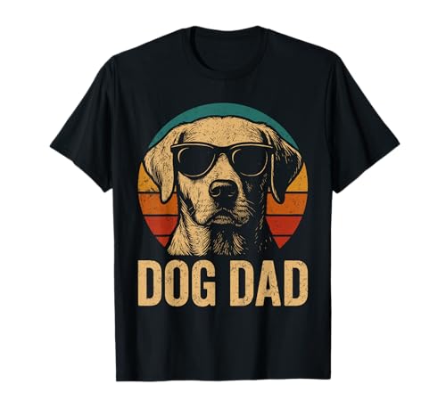 Dog Daddy Hundeliebhaber im Retro-Look, Hundevater, für Herren T-Shirt Dog Daddy Hundeliebhaber im Retro-Look, Hundevater, für Herren T-Shirt von Funny Dog Dad Gifts for Men Fathers Day