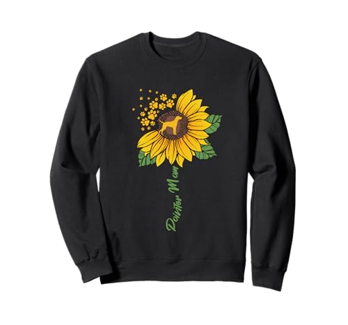 Pointer Mama, Sonnenblumen-Zeiger, Geschenke für Hunde, Mama, Mama Sweatshirt von Funny Dog Lover Gifts Sunflower For Women Girls