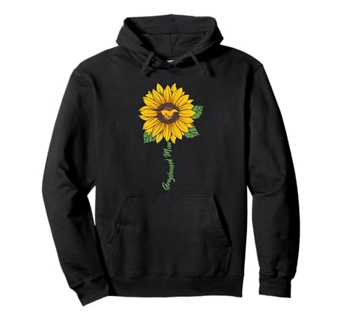 Windhund Mutter Sonnenblume Windhund Liebhaber Geschenke Hund Mama Mama Pullover Hoodie von Funny Dog Lover Gifts Sunflower For Women Girls