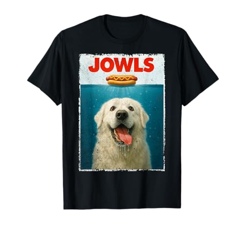 Great Pyrenees Jowls Gentle Giant Lustiges Top für Hunde, Papa, Hund, Mama T-Shirt Great Pyrenees Jowls Gentle Giant Lustiges Top für Hunde, Papa, Hund, Mama T-Shirt von Funny Dog Lover & Hot Dog Lover Gifts