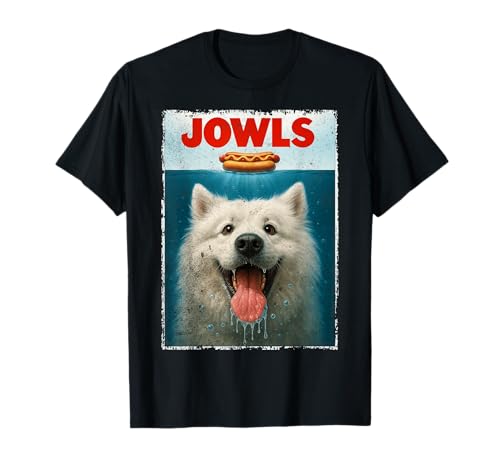 Samoyed Wowls Sammy Dog Samoiedskaia Sabaka Hund Papa Hund Mama T-Shirt Samoyed Wowls Sammy Dog Samoiedskaia Sabaka Hund Papa Hund Mama T-Shirt von Funny Dog Lover & Hot Dog Lover Gifts