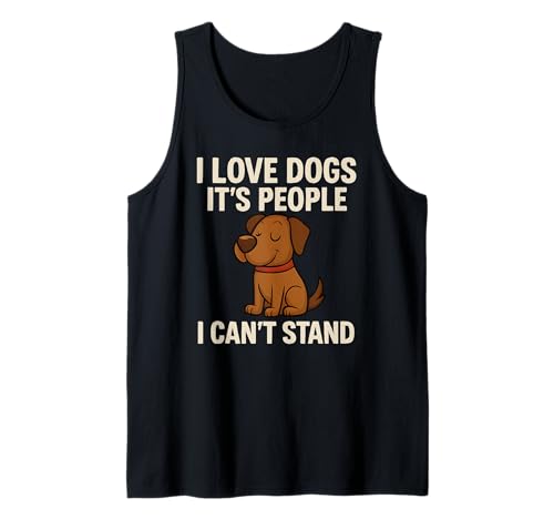 Lustiger Hunde-Witz für Männer, Vater, Mutter, Mutter, Welpen, Hunde Tank Top von Funny Dogs And Puppies Designs