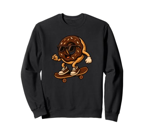 Donut-Skateboard-Kostüm für Erwachsene und Kinder Sweatshirt Donut-Skateboard-Kostüm für Erwachsene und Kinder Sweatshirt von Funny Donut Rocks